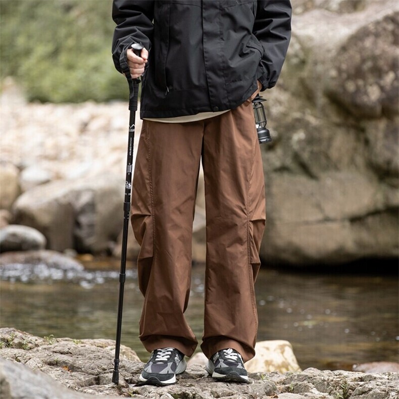 K028-P50机能冲锋裤男款弯刀裤春秋装户外登山防风男裤休闲裤子,男装休闲裤,电商D310B