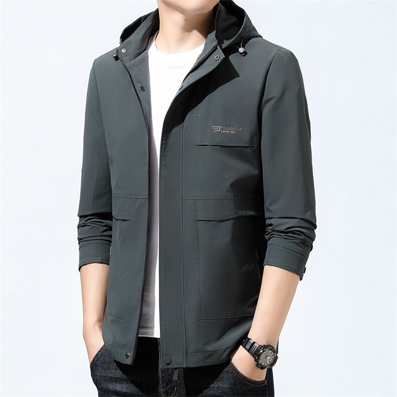 AH23344钱塘2020-3秋冬新款男士连帽夹克商务休闲外套P125,男装夹克,钱塘207-3