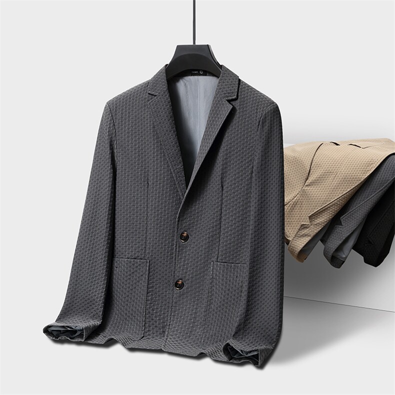 秋季新款西装男西服简约外套西服商务休闲小西装单西,男装西服,电商B360