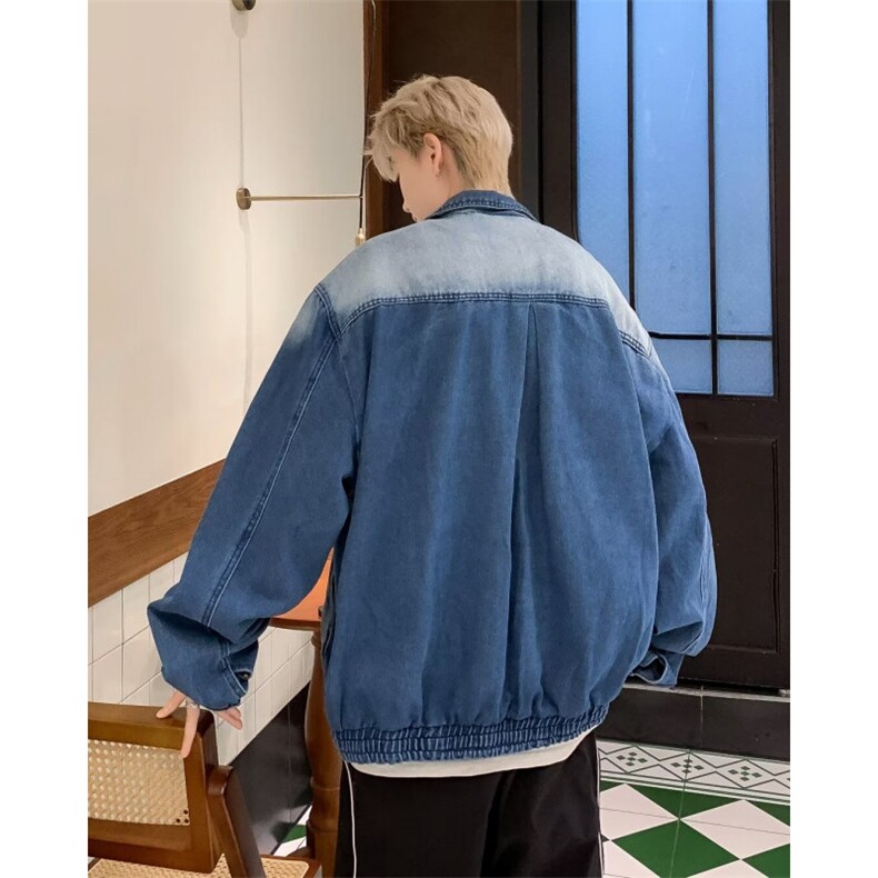 水洗做旧牛仔外套SF10P80,男装工装外套,星座1116-2