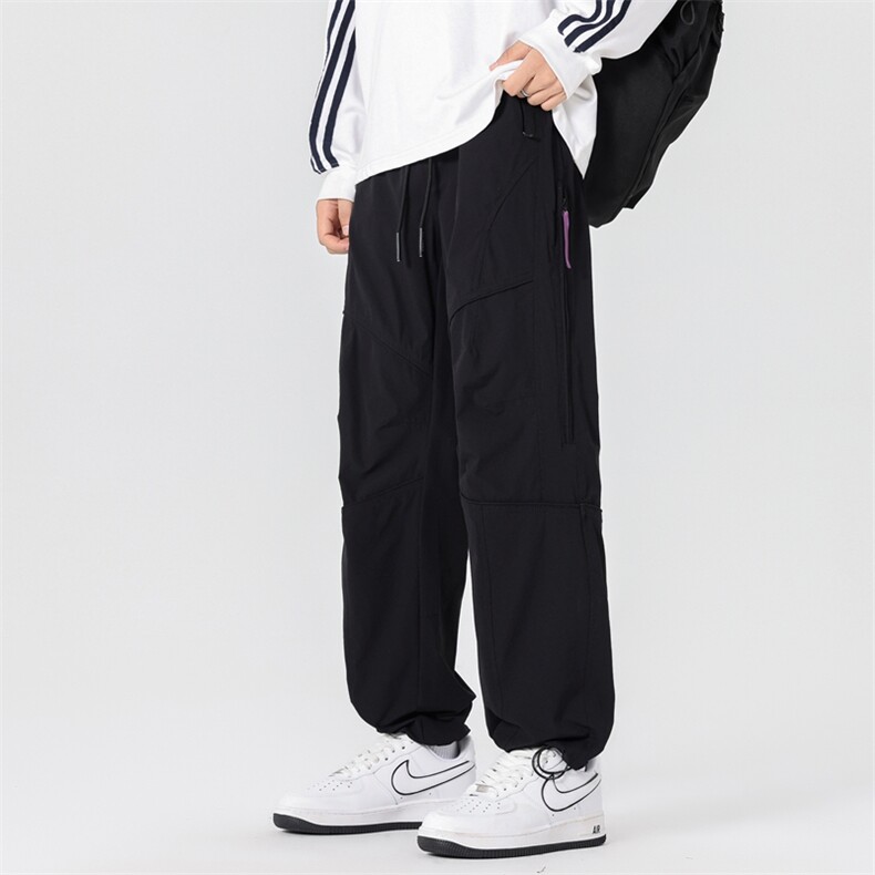 春款美冲锋裤男户外机能风登山运动裤高街设计感休闲裤AK0251-P53图片