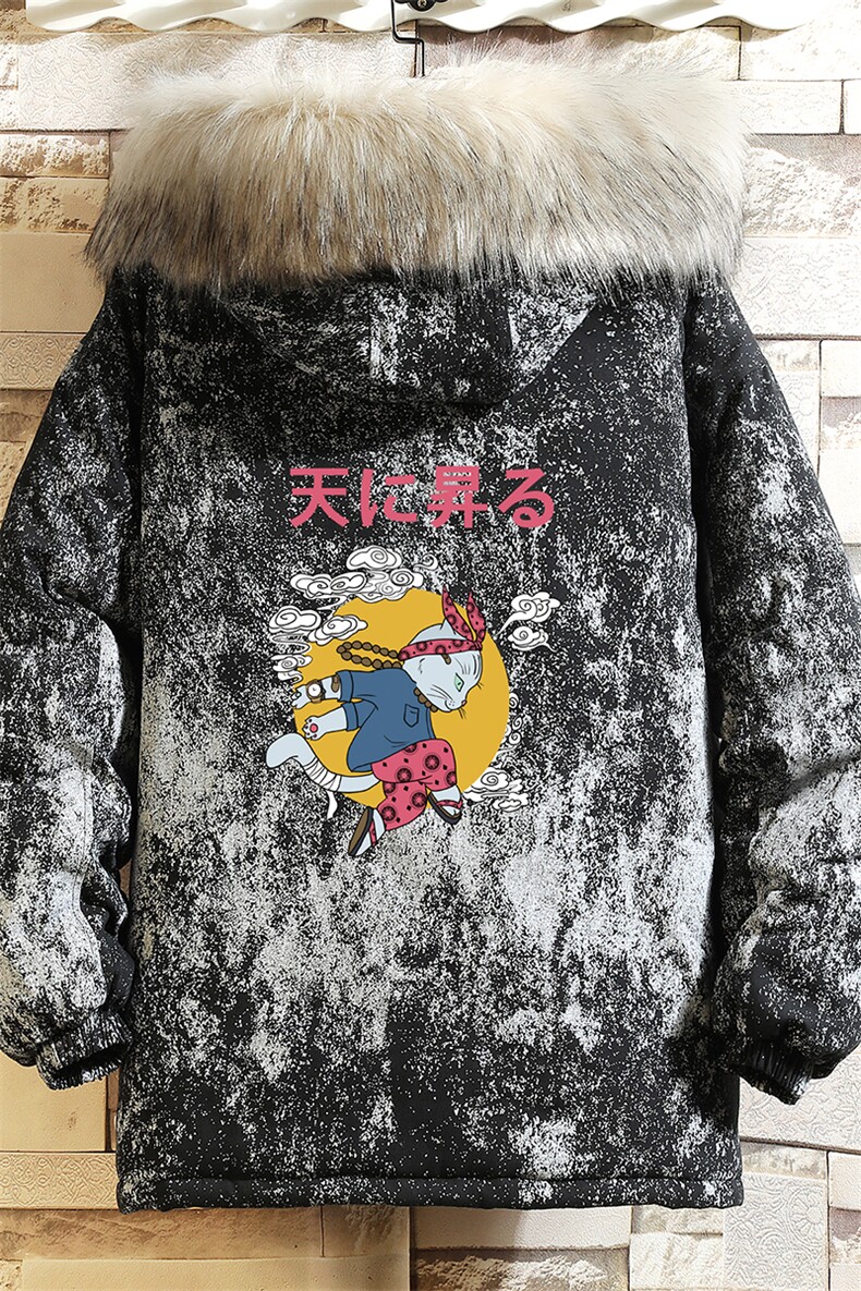 MC49012-P135日系潮衣男大码派克服男工装服外套袄砖墙,男装棉衣,电商A040A