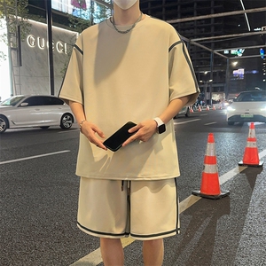 重磅280克~夏季短袖短裤两件套休闲套装 TZ563特P55图片