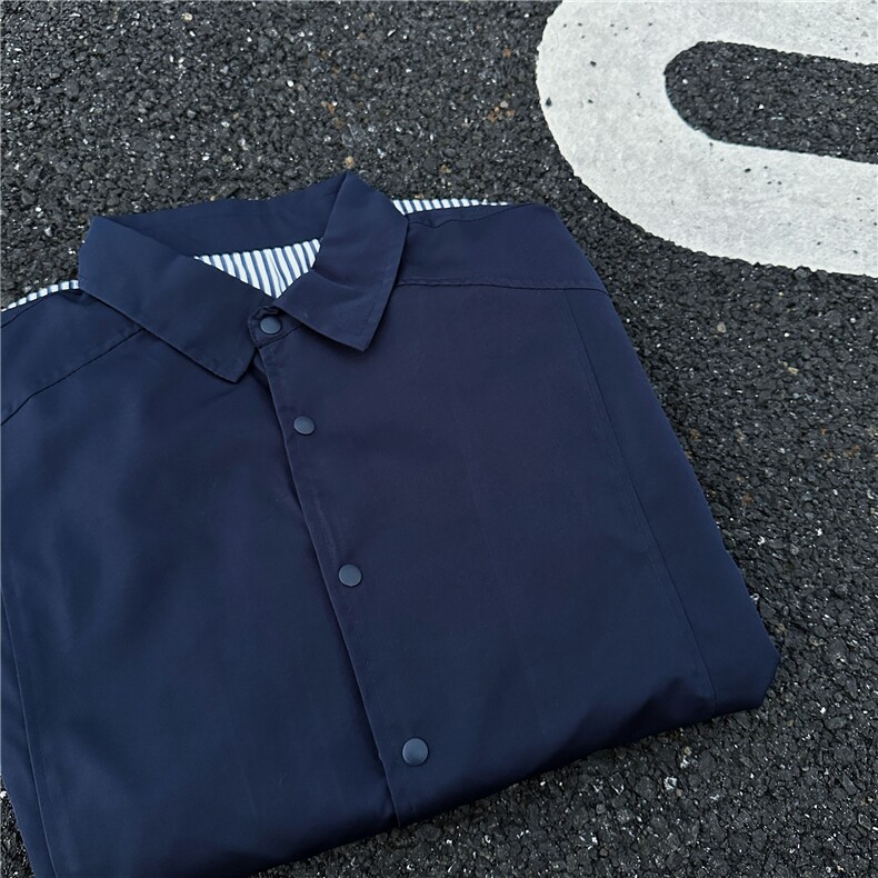 现货！！JK734-M-3XL-特P63-高街宽松假两件设计条纹衬衫外套,男装衬衫,星座1811B