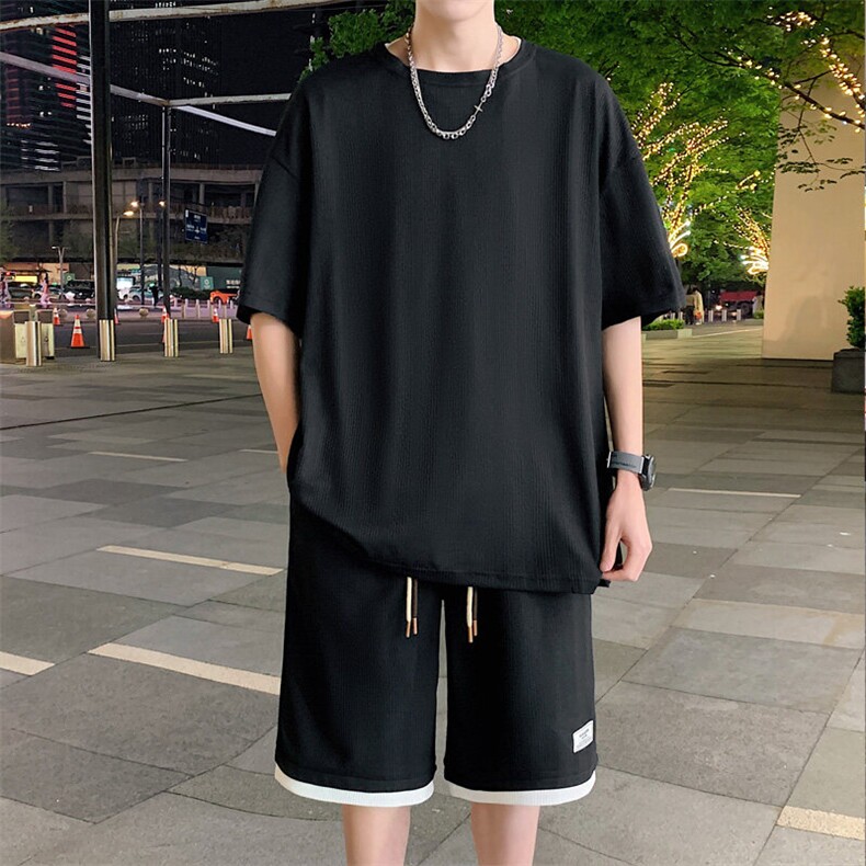 ！2025夏季新款男士短袖套装TZH269（DK269+TT252）特P55,男装T恤,电商B220