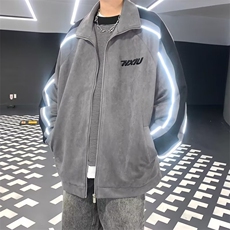 鹿皮绒外套男士春款美式复古潮牌上衣HW174P78，男装夹克，星座1116-2