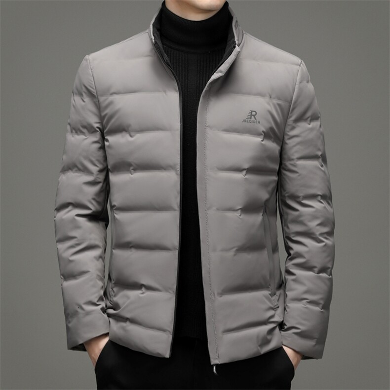 中年羽绒服男冬季宽松立领羽绒服爸爸冬装保暖外套MYYL-177-P180,男装羽绒服,电商B212（原钱塘6029）