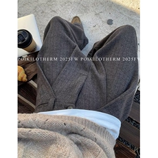 百搭慵懒ins气质潮流日系原宿原版毛呢料加厚打褶西裤KB006，男装西裤，星座1116A（原606A-3）