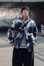 2024冬新款日系外景幻彩立领面包服棉衣外套男MY004-P135控150，男装棉衣，星座914-3