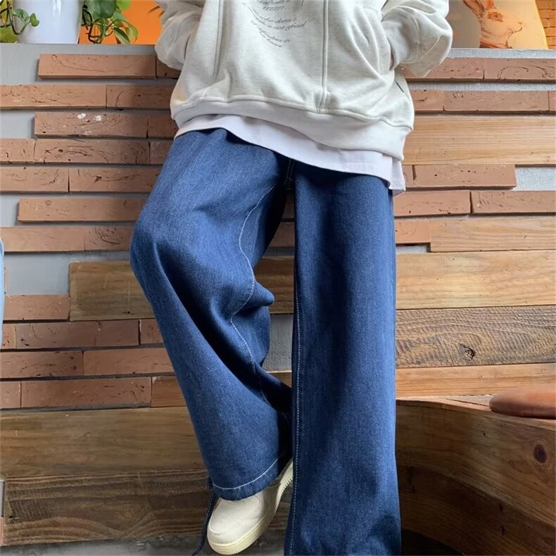 美式牛仔裤男春秋新款休闲直筒裤V119P45,男装牛仔裤,星座1116-2