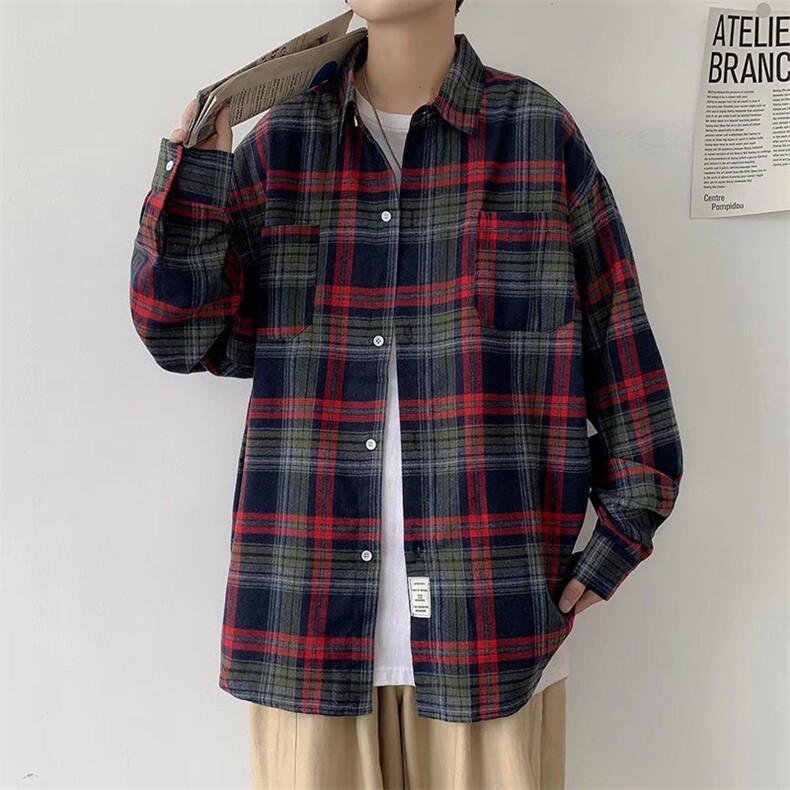 长袖衬衫男港风日系外套C8012P36，男装衬衫，星座1116-2