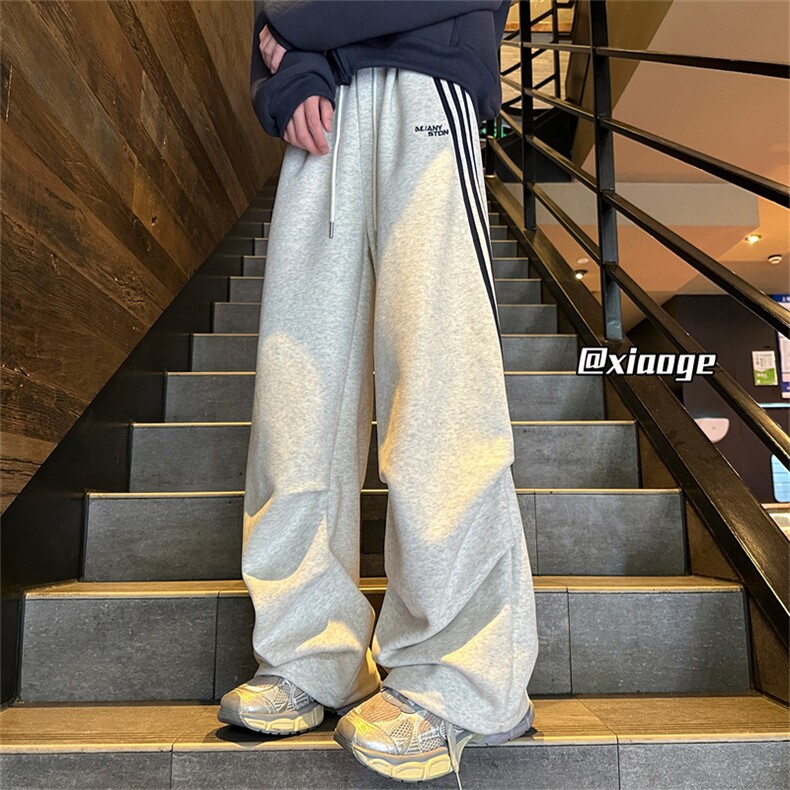 XZ616秋冬重磅加厚撞色织带拼接打褶休闲长裤TY1143P65控88,男装休闲裤,星座512A（原616）