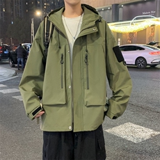 春款现货中性风三防户外夹克男连帽冲锋衣外套DSA157B-J127-P65，男装夹克，电商A157B
