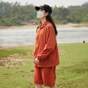夏季薄款UPF50+防紫外线皮肤衣男宽松钓鱼防晒服套装2360-682-P55图片