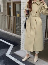 春季新品·韩风设计款风衣，女装风衣，Hello Tina