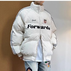 冬季立领棉衣外套男女加厚宽松保暖面包服外套MF8090-P88，男装棉衣，星座208-5