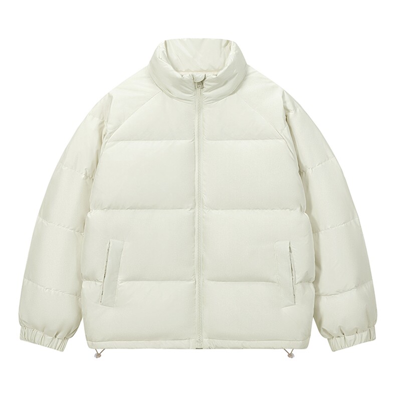 冬季羽绒服日系白底新款标立领羽绒服WT3605-P160图片