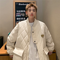 冬季2024大码港风宽松棉衣棉服情侣冬装男装潮流厚外套S273-P118，男装棉衣，电商A233-1