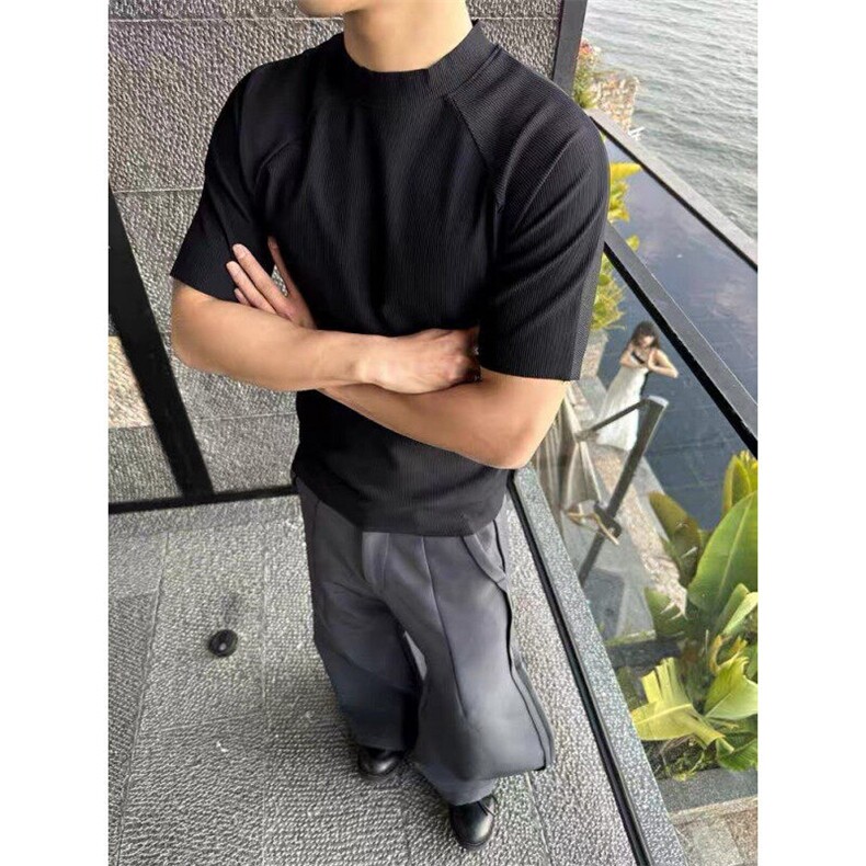 原版面料肌理感正肩短袖ZX0192-特批36,男装T恤,星座313A(原308A-2)