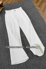 2026春季新款内景美式微喇拼接西裤M-5XLHK26051-特P30，男装西裤，电商A022