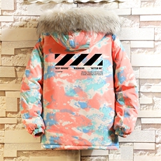 MC49128-P135日系潮棉衣男大码派克服男工装棉服外套棉袄砖墙，男装棉衣，电商A040A