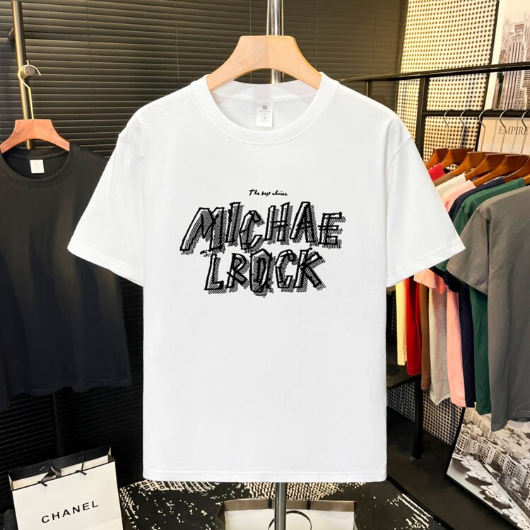 美式潮牌短袖t恤男士2026新款大码夏季衣服男款百搭半袖体恤上衣,男装T恤,星座218-8