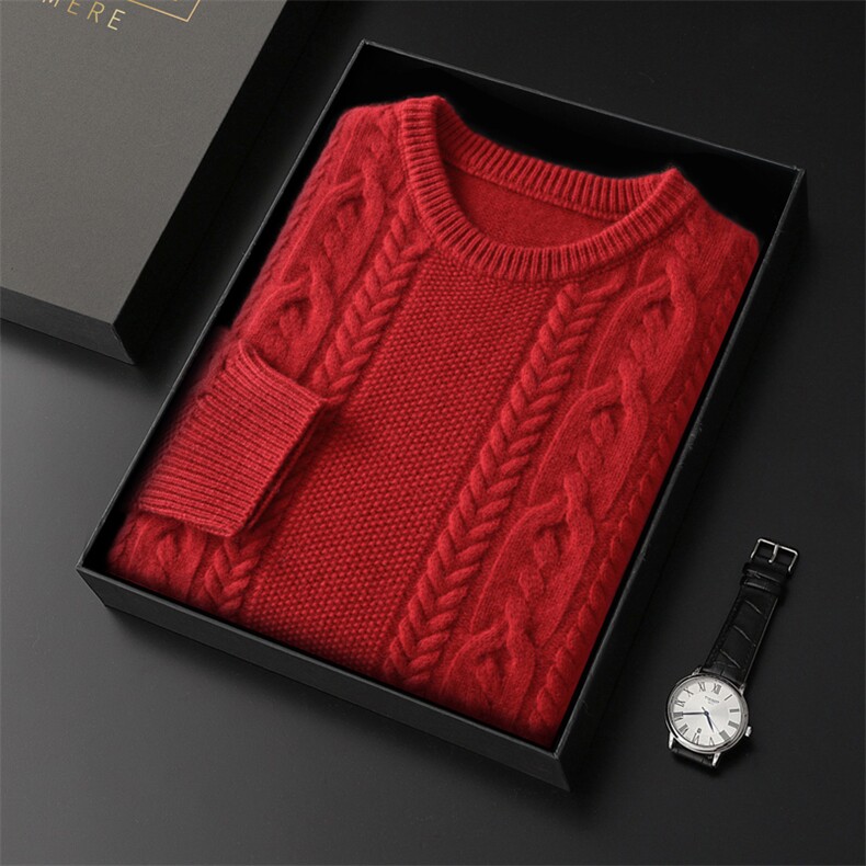 时尚男士必备高品质羊毛针织衫经典百搭尽显成熟魅力男装，男装羊毛衫，冬季工坊