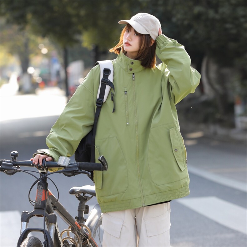 新款中性风户外夹克男撞色立领外套DSA157B-J2506-P65,男装夹克,电商A157B