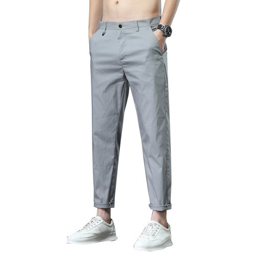 有现货西裤男2021夏季弹力九分裤发型师男士韩版休闲裤，男装休闲裤，星座224