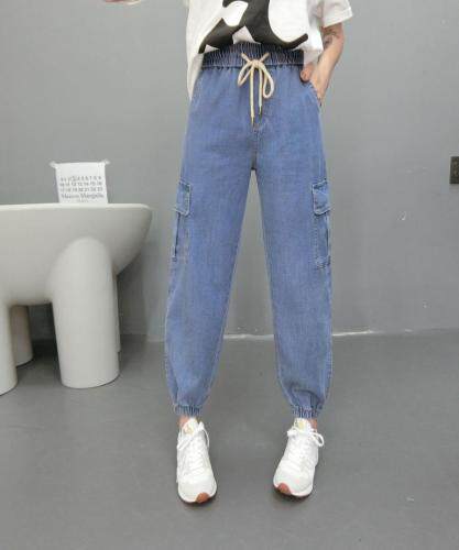 水洗棉天丝工装牛仔，女装，九今