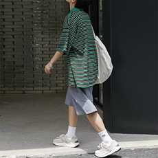 港风潮条纹POLO短袖男HT86P22，男装T恤，星座1116-2