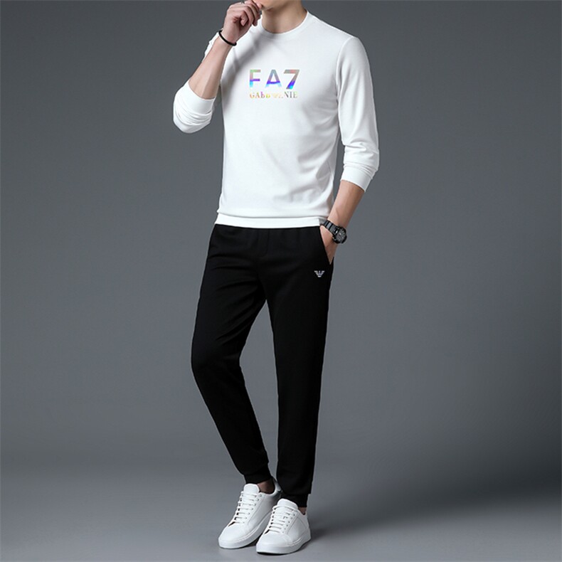 HPN-TZ1101男士2023年春季新款长袖两件套青年休闲套装,男装休闲套装,电商B360
