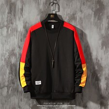 ins春季男士卫衣套头宽松日系潮上衣青少年卫衣W700-P23，男装卫衣，电商A128