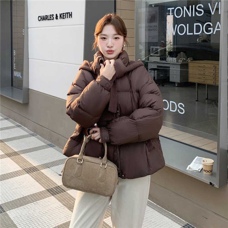 新品2025冬装白鸭绒羽绒服帽子可脱卸2C116-2558-P289-K399,女装羽绒服,2C116