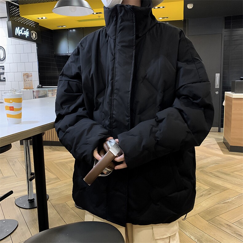 男士外套秋冬季新款男装棉衣韩版潮流短款立领棉服男M0668-P90,男装棉衣,星座308B-1