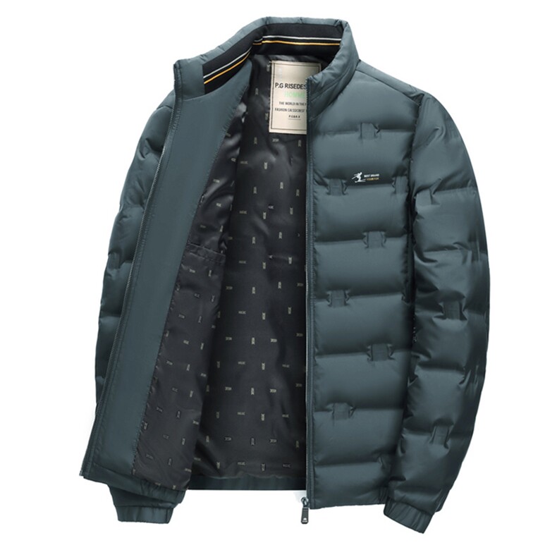 BAMJ-8980钱塘2020-2中年男士冬季厚款商务休闲翻领羽绒服P195,男装羽绒服,钱塘207-2