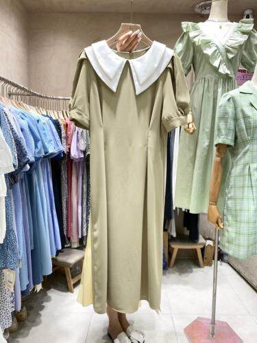 现货!韩系时尚甜美翻领连衣裙，女装连衣裙，FUXINXIN 福歆歆