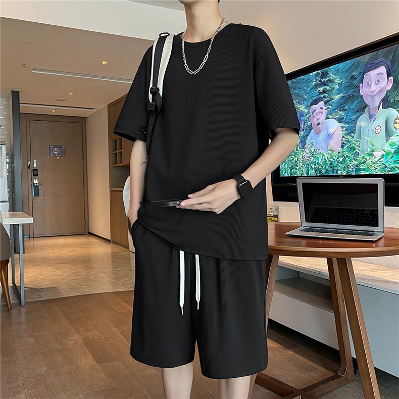 35527-P46大码控69大码夏季男士休闲套装,男装休闲套装,星座209
