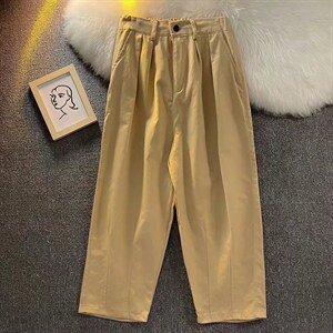 男新款工装裤潮流青春流行休闲裤纯色A719P38图片