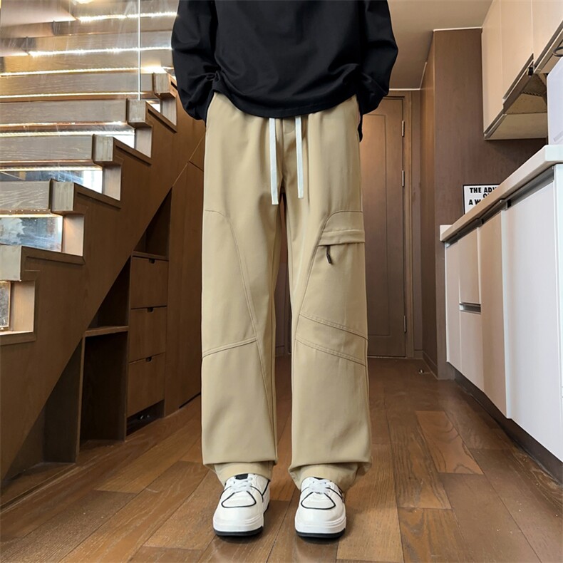 Cityboy山系Vibe户外冲锋裤阔形垂感直筒男运动休闲裤8029-P55,男装休闲裤,星座223（原229-2）