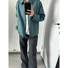 【有货】cleanfit蓝色短款外套男高级感痞帅行政夹克Y165HH-特P55，男装夹克，星座1007（原301D）
