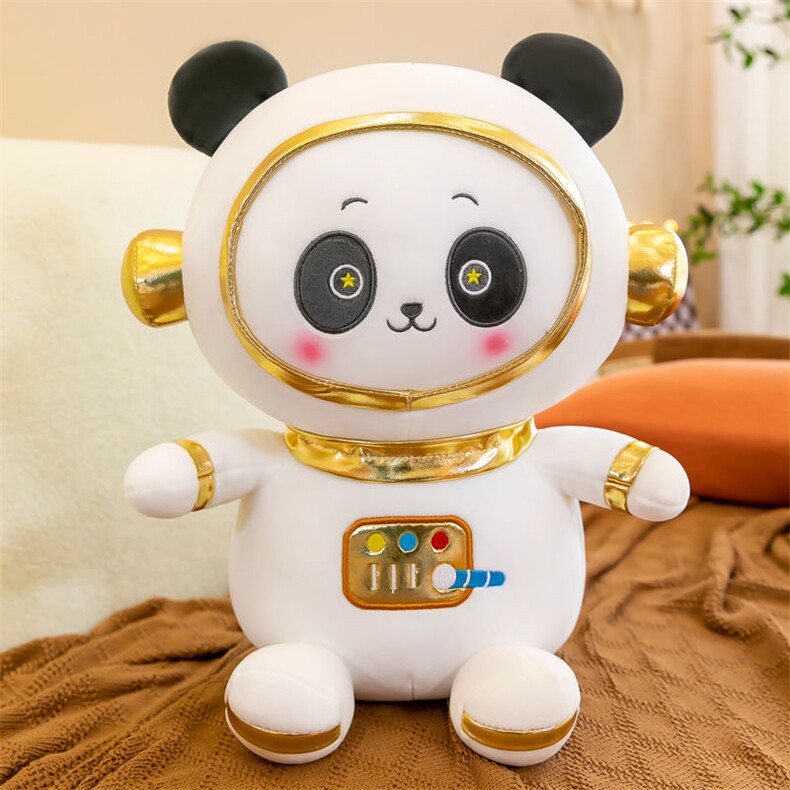 太空熊猫（5个起卖），星昂毛绒玩具厂