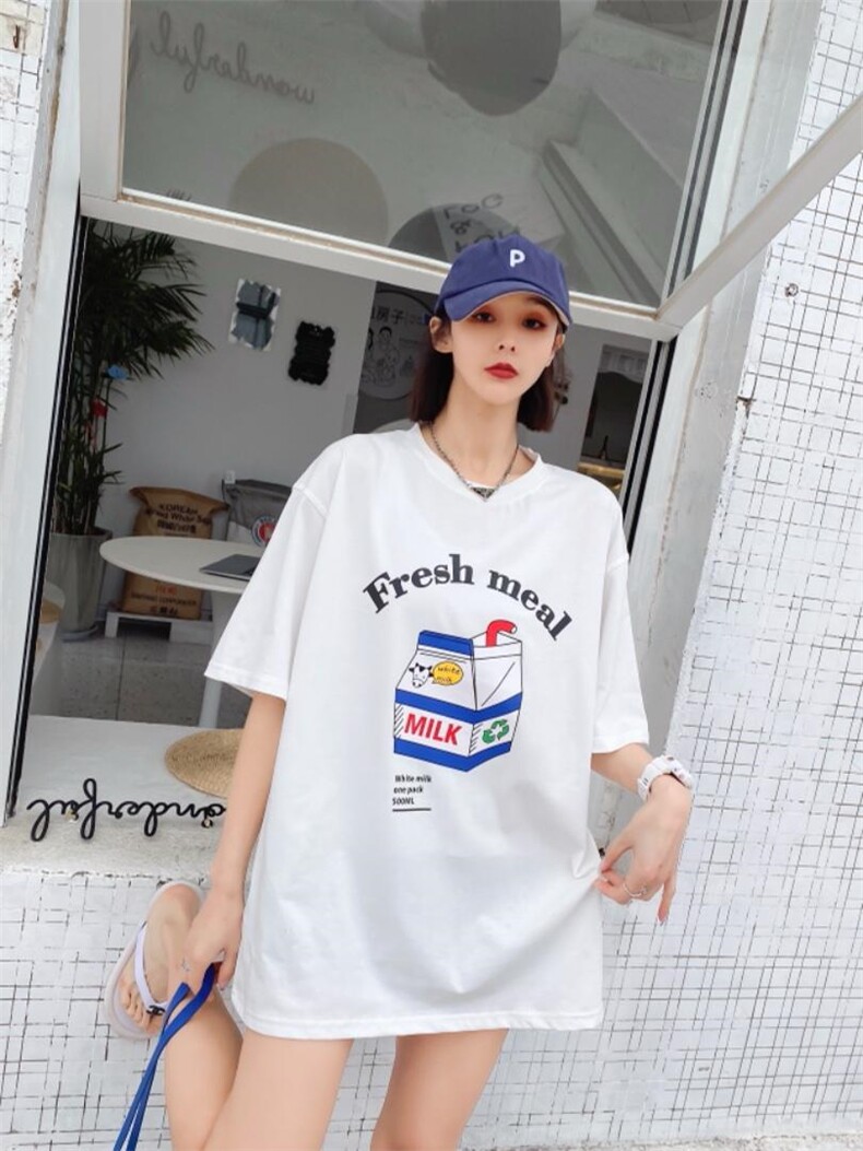 时尚潮流欧货大版T恤，女装T恤，泽妤