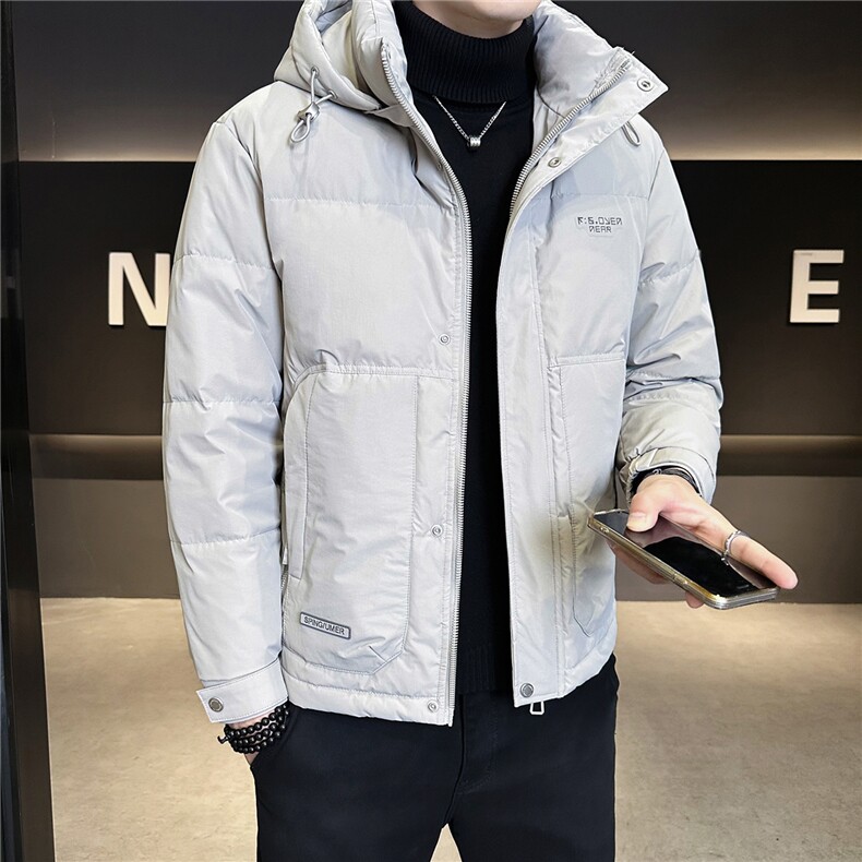 标50可拆卸连帽男士羽绒服冬季2025新款外套A313-2602-P225,男装羽绒服,电商A313