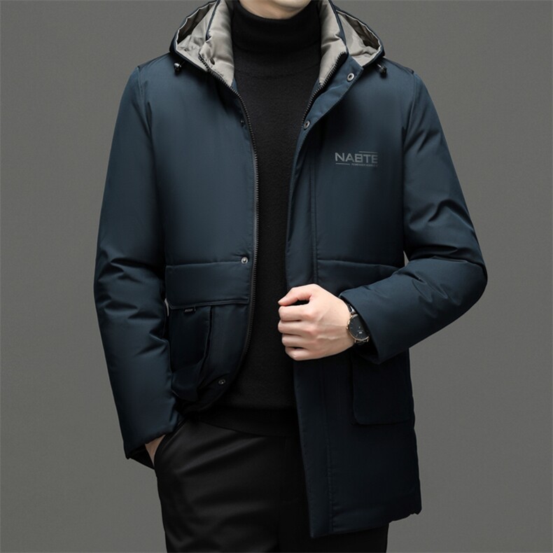 DMF3216钱塘2020-2中年男士冬季厚款连帽商务休闲棉服货稳P117,男装棉衣,钱塘207-2