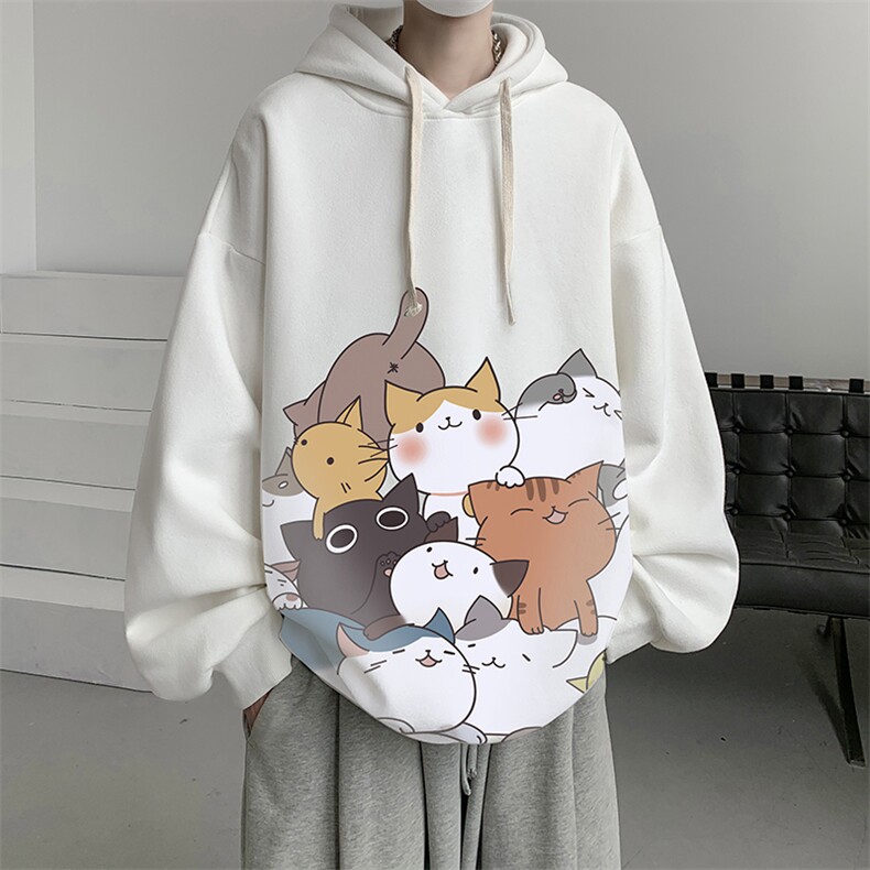 连帽卫衣男大码运动服帽衫外套WY2162-P35加绒款-P40,男装卫衣,电商A040