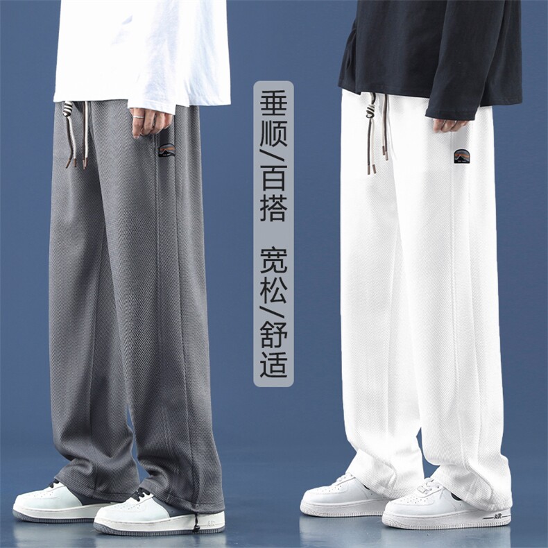 舒适休闲宽松阔腿裤潮牌时尚直筒休闲长裤秋季运动裤 K935-特批32图片