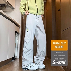 美式褶皱三防伞兵休闲裤男工装裤宽松直筒冲锋裤513ACK2764P40，男装工装外套，星座513A