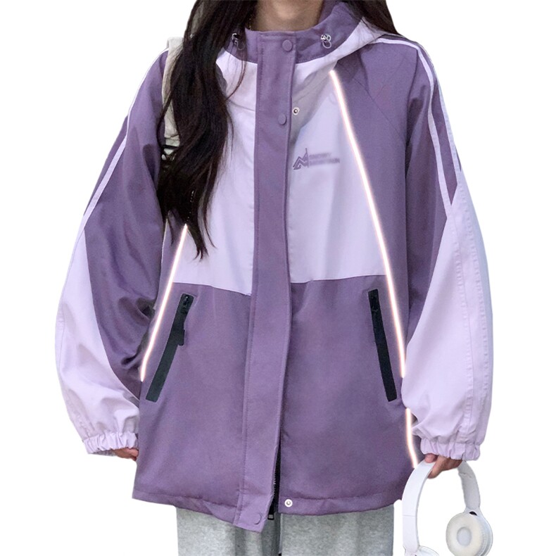 加绒秋冬款2025新款冬季加厚三防冲锋衣女棉服冬C533-P105,男装夹克,星座911-2(原星座613-2）