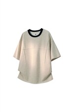 2026美式重磅冰感拼接解构短袖T桖春夏DX2619特P28控59，男装T恤，电商B208